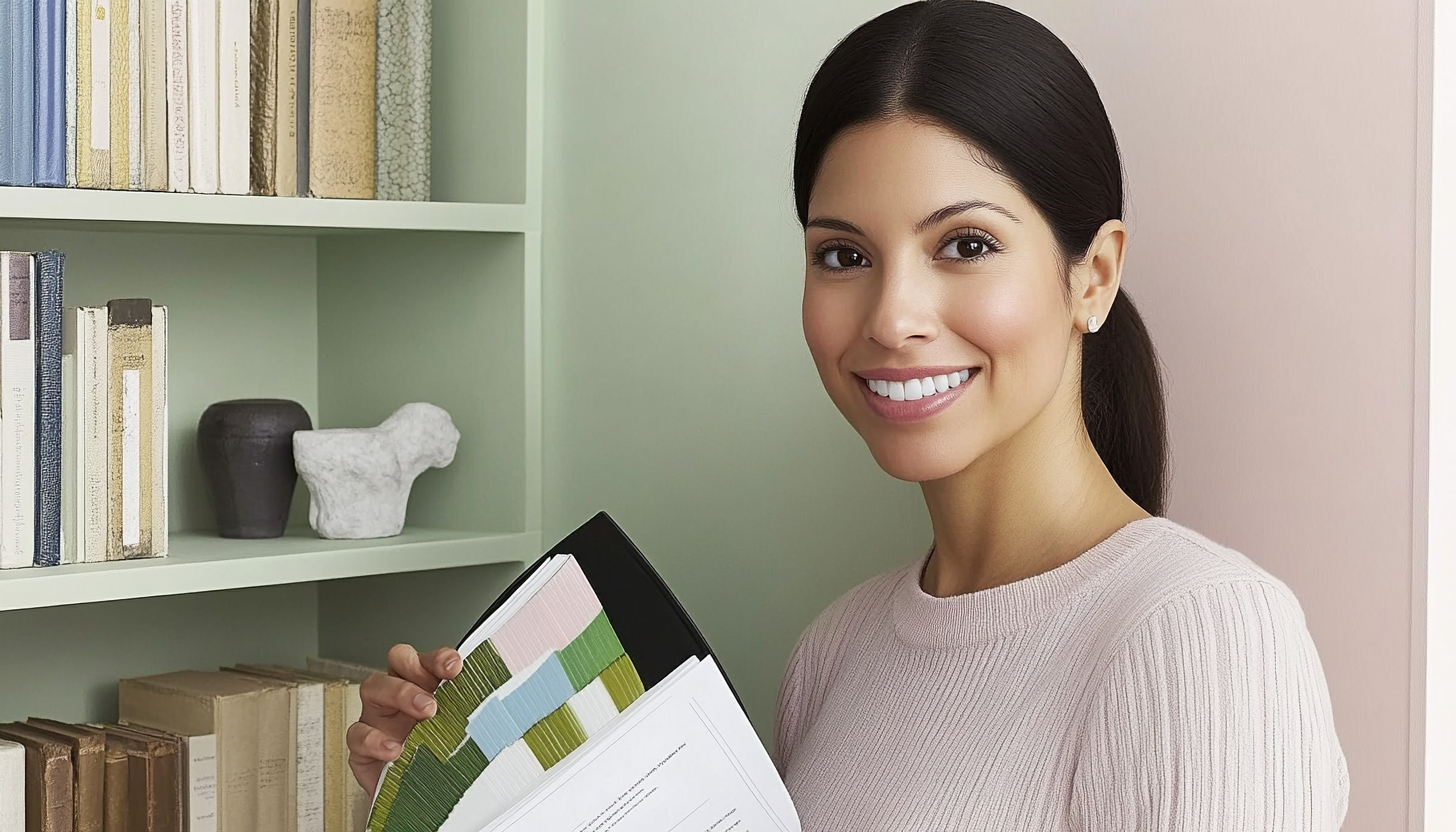 Collage of professionals working and reading in modern office and urban outdoor settings.