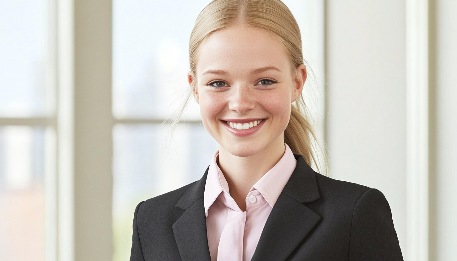Collage of people in urban and office settings, showcasing fashion, smiles, and modern architecture.